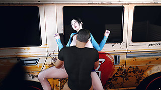 3D Huge Boobs Slut Naked Her Perfect Boobs Cheating with Big Dick