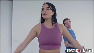 Big Tits Anissa Kate Fucks Her Yoga Instructor While On Session