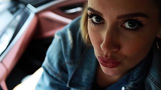 Blonde Blowjob Outdoor