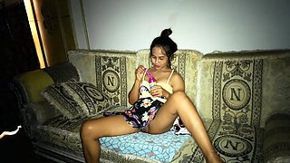 Toying my hot Thai girlfriend before sex