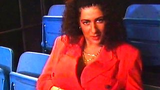 Busty brunette bitch with big boobs