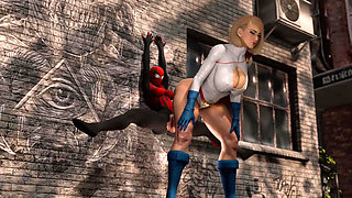 3D Superman Shemale's Big Dick: The Power You Can't Resist