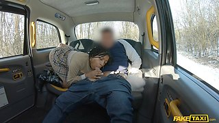 Fake Taxi Interrcial - Portuguese Talking Pussy with Ebony Vicky Menage
