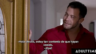 Curvy Buxom Blonde MILFs Savannah Bond & Dee Williams Try New Cocks In Hot Swap-husband 4-some