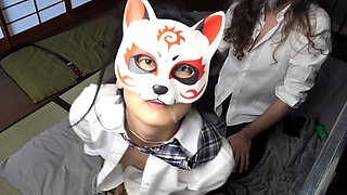 Girls Of Hell - Japanese school girl does BDSM with Girls