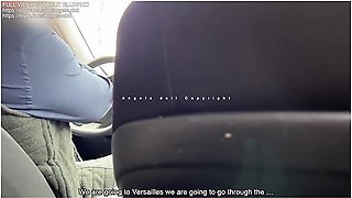 Angela Doll In Stranger Challenge - I Get Fucked By An Uber Driver And Swallow Everything From His Condom