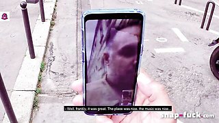 Skinny smut with dainty Flora from Snap-Fuck