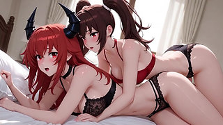 Animated Fantasy Scene in Indoor Environment