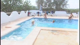 Hot MILFs in swimming pool
