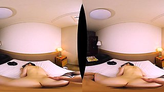 Japanese Housewife Craves VR Passion In Lingerie Bliss