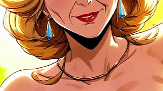 Naughty Old Ladies Cartoon Style Ai Compilation