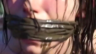 Trash Bondage Humiliation - Desperate Woman Craving Creampie