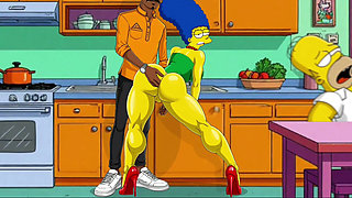 Married Housewife Fucked Anal in the Kitchen