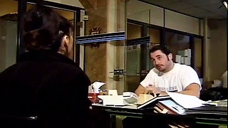 French Secretary Got Big Load on Her Ass