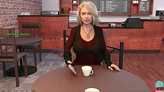 Fun PC porn in a visual novel style lets you explore Haley's story