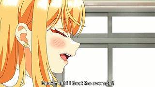 Harder Hentai Sex - Anime Girl Ahegao Cumshot on Big Tits