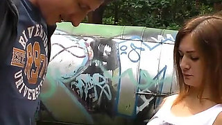 Beautiful German Gets Seduced and Banged in the Forest