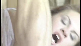 Wife Watches Husband Fuck Hot Nurse in Stockings - Anal & Blowjob