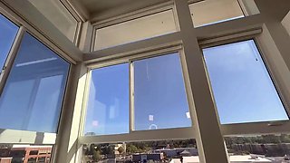 Anal loving blonde pounds a big black cock