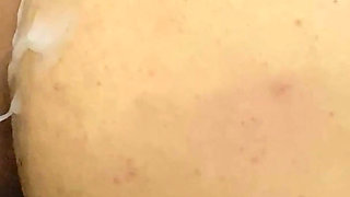 Cheating Wife with Big Tits Fucks Husbands Friend on Her Wedding Night and Let Him Cum on Her Big Ass in Italy