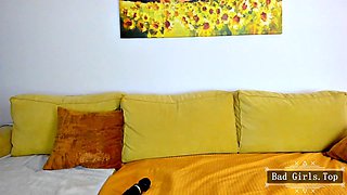 Skinny Petite Webcam MILF Bounces Big Tits and Booty