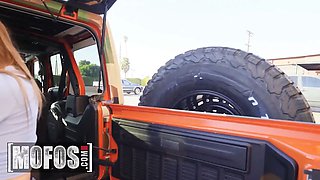 Mofos - marvelous Laney Grey makes the most of an unplanned stop by riding charles hard out in the open