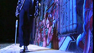 Slender Blonde Gets Fucked by a Stud in an Abandoned Toilet