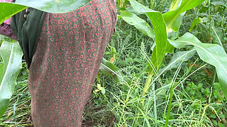 The Brother-in-law Went to the Field with the Sister-in-law and Showed Her Tight