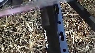 Amateur Masturbates with Urethral Fucking Machine