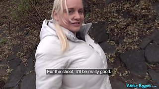 Big-dicked Agent Fucks Blonde's Massive Boobs