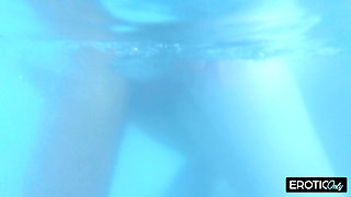 Grandpa Fucks Two Young Sluts in the Hot Tub