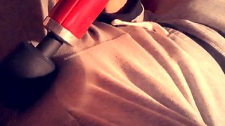 Close up anal toying