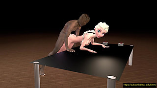 Elsa Wants To Feel A Frozen Doggy Position