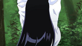Nagi San PAWG Big Natural Titted Brunette Fucked Hard in the Forest (Cartoon Sex)