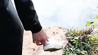 Dirty Feet and Dirty Shoes Soles - Dust, Mud & Pond Water for You to Lick - Mistress Julia