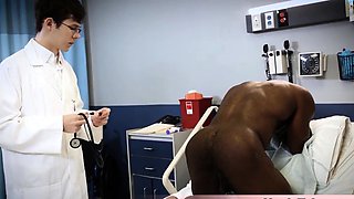 Cute doctor versus a big muscular BBC