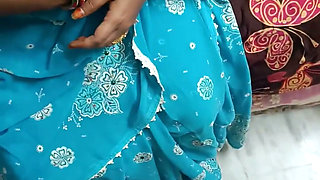 Desi India Aunty Fucking with House Owner for Paying Rent Telugu Audio