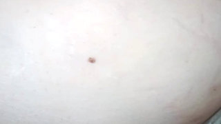 Chubby Thick-Thighed Gypsy Bitch Secretly Fucks Her Shaved Pussy With A Stranger - No Cum Inside,