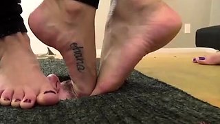 Nikki Next & Maria Marley - Gym Foot Gagging