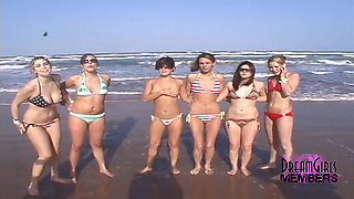 The Girls Get Naked On A Beach