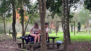 Stepmother Gets Caught Having Sex Outdoors