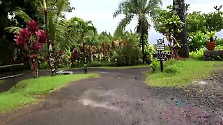 horny Elsa Jean sucks and gets dicked in car - pov