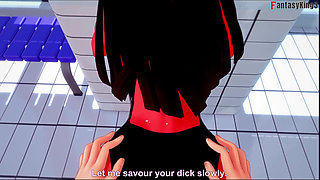 Meru the succubus Bikini doggy sex