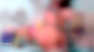 Chubby Brunette Big Boobs Dildo Masturbation