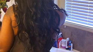 Hot Black Maid Does Some Webcam Black and Ebony