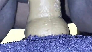 Riding Dildo Bouncing My Huge Ass