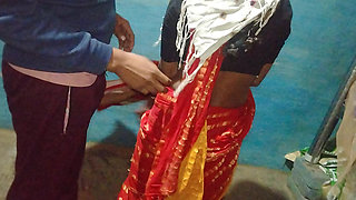 Indian desi bhabhi was fucked very hotly all night long during the winter season.