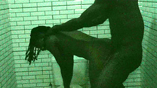 BBC Girl likes it in the toilet