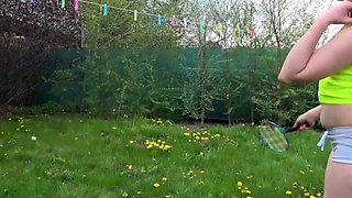 Two Hot Babes Having Fun In Wild Foursome