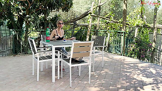 Eager Stepmother Gets Excited to Provoke the Virgin Guy on Vacation